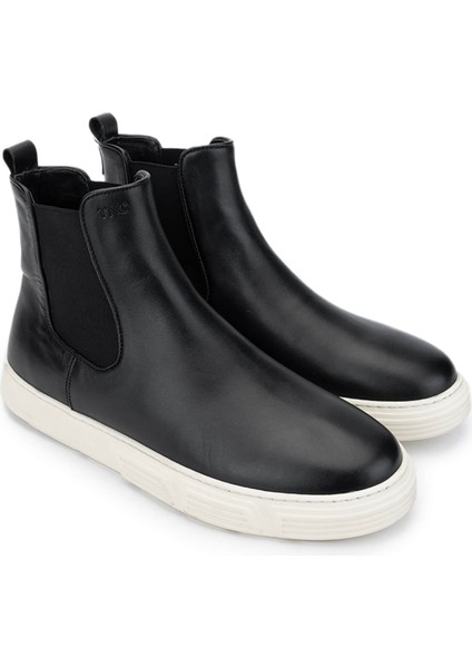 Erkek Siyah Deri Casual Bot 233 3809 Erk Ayk SK24-25 Sıyah Dr fiyatları