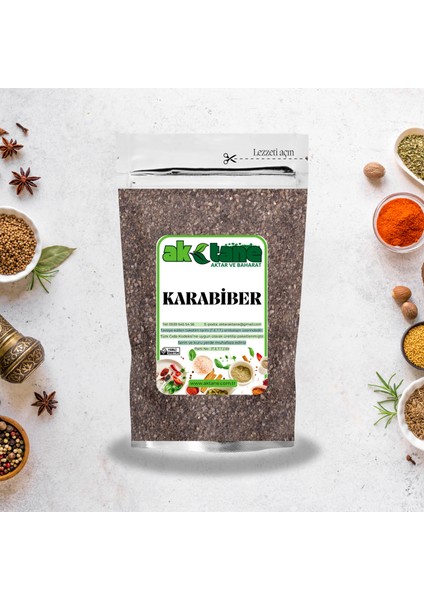 Karabiber Toz 100gr – Doğal, Katkısız, Taze, Keskin Aromalı, Yemeklik Baharat