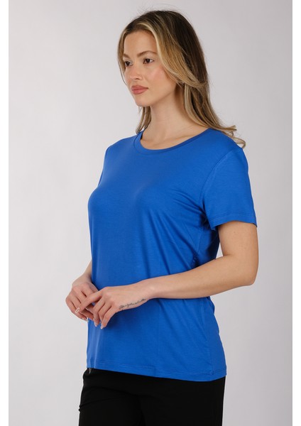 Kadın Oversize T-Shirt - Kısa Kol Yuvarlak Yaka Minimalist Günlük fırsatları