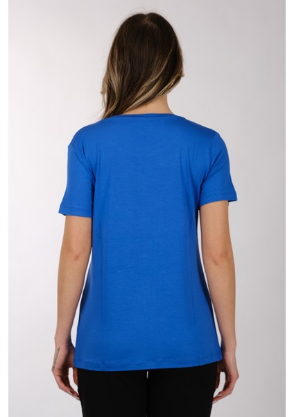 Kadın Oversize T-Shirt - Kısa Kol Yuvarlak Yaka Minimalist Günlük indirimleri