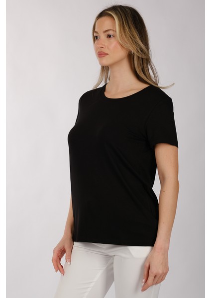 Kadın Oversize T-Shirt - Kısa Kol Yuvarlak Yaka Minimalist Günlük fırsatları