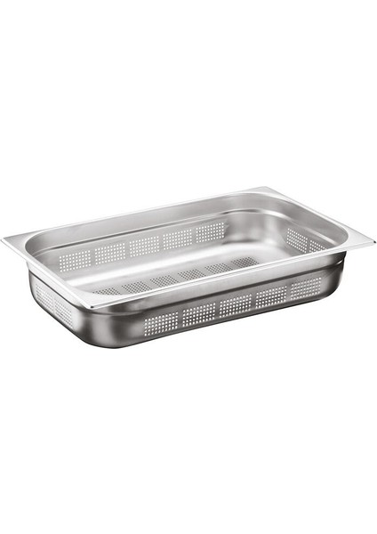 Delikli Gastronom Küvet 1/1 100 Gri / Tek Ebat
