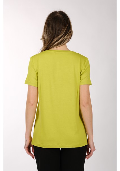 Kadın Oversize T-Shirt - Kısa Kol Yuvarlak Yaka Minimalist Günlük indirimleri