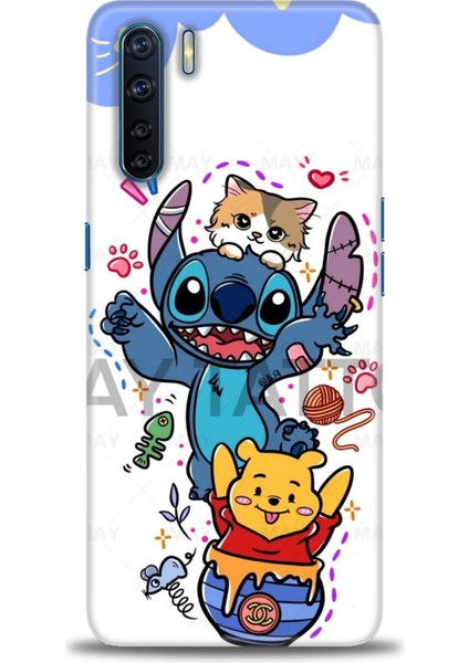 Oppo Reno 3 Ile Uyumlu Hd Baskılı Silikon (Ortasertlikte) Kılıf - 296