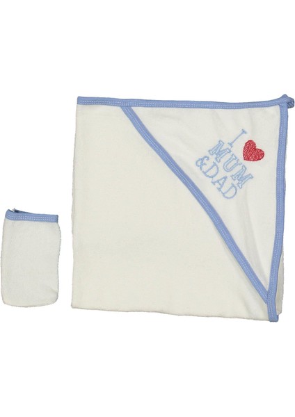 Unısex 1/36 Ay I Mum Dad Nakışlı Havlu Silgi