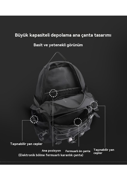 Trend Omuz Modası Kişilik Seyahat Sırt Çantası Büyük Kapasiteli Kore Sürümü (Yurt Dışından)