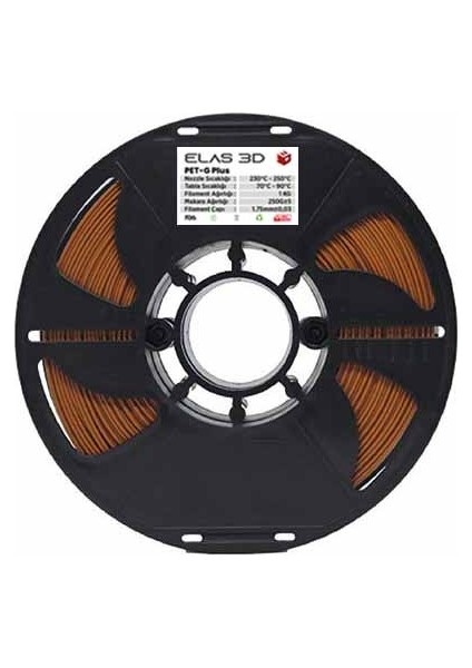 PETG Plus Filament Kahverengi 1.75MM 1kg