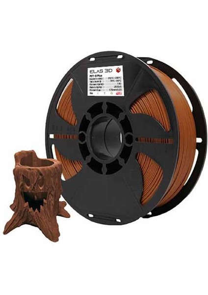 PETG Plus Filament Kahverengi 1.75MM 1kg