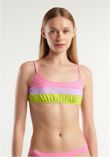 Kadın / Kız Pembe Bikini Üst (Model Kodu: 624P3L035R04U )