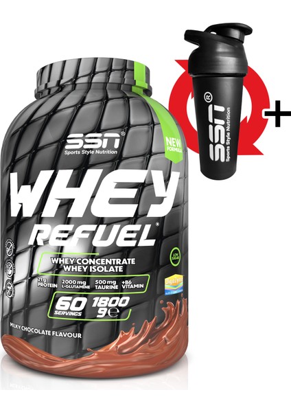 Whey Refuel 1800 gr (Çikolata) Protein Tozu