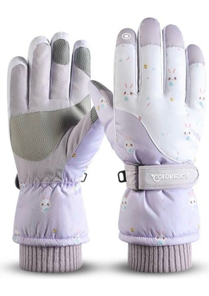 Golovejoy Ultralight Su Geçirmez Bayan Dokunmatik Kayak & Snowboard Eldiveni