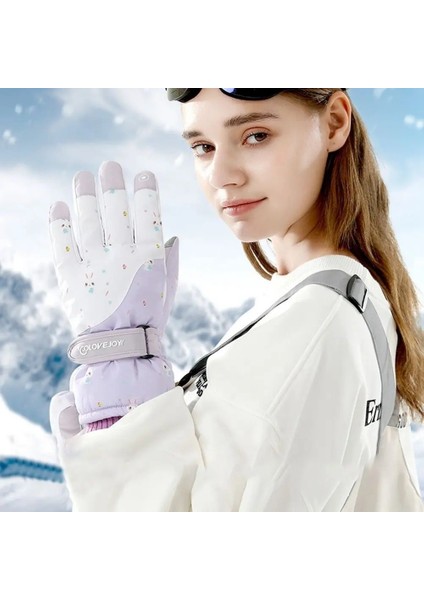 Golovejoy Ultralight Su Geçirmez Bayan Dokunmatik Kayak & Snowboard Eldiveni modelleri