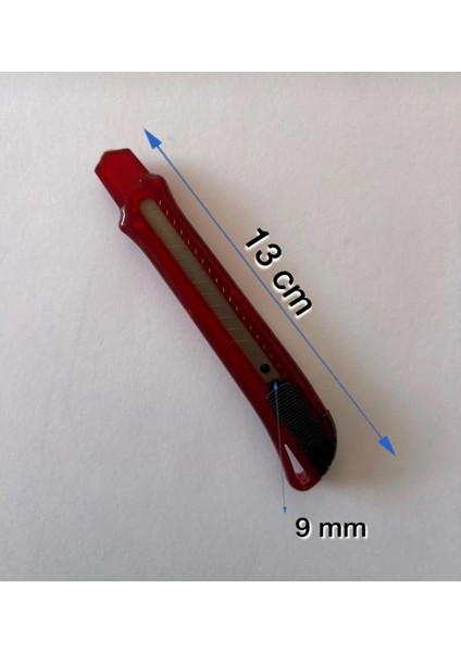 Plastik Maket Bıçağı Dar 9 mm (5 Adet)
