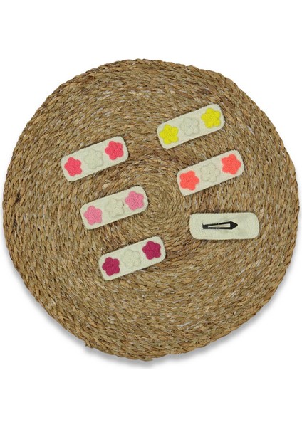 Kız 1/4 Yaş 3 Papatya Saç Tokası