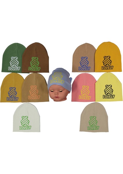 Unısex 6/18 Ay Kaşkorse Lovely Şapka