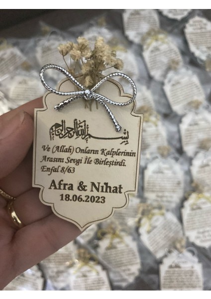 25 Adet Ahşap Magnet Islami Şekil Söz, Nişan, Kına, Nikah, Bebek Doğum Mevlüt Enfal Suresi Detaylı fırsatları