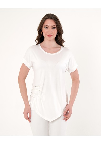 Minimalist Oversize Kısa Kol T-Shirt - Günlük Şıklık