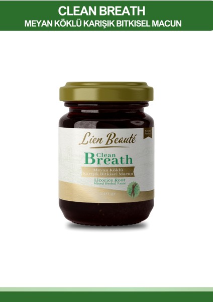Clean Breath Meyan Köklü Karışık Bitkisel Macun 240 gr