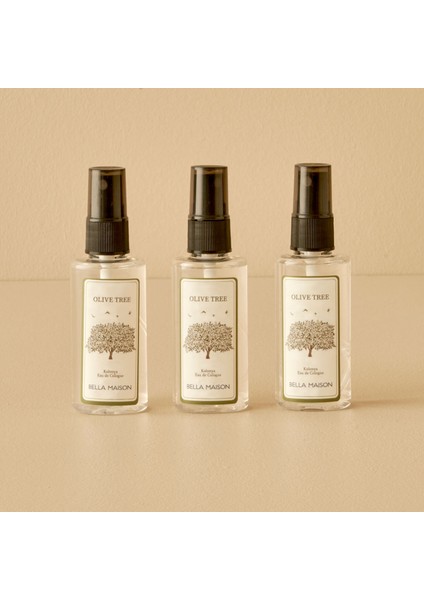 Olive Tree Kolonya 3'lü Yeşil (50 ml)
