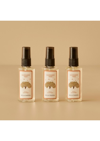 Mandarin Tree Kolonya 3'lü Turuncu (50 ml)