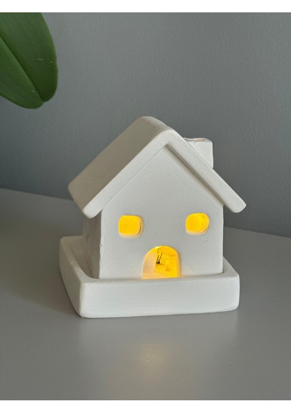 Boyanabilir Tütsülük ve Gece Lambası Dekoratif Ev + Pilli Işık fiyatları