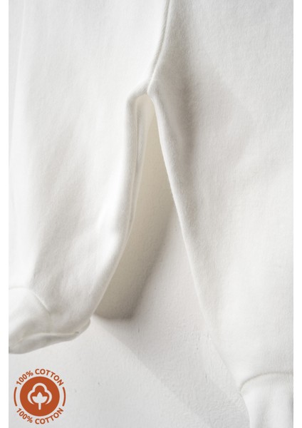 Unisex Bebek Hello Baskılı Penye Organik Pamuklu 0-6 Ay Patikli Bebek Pantolon Tek Alt 2li Set indirimleri