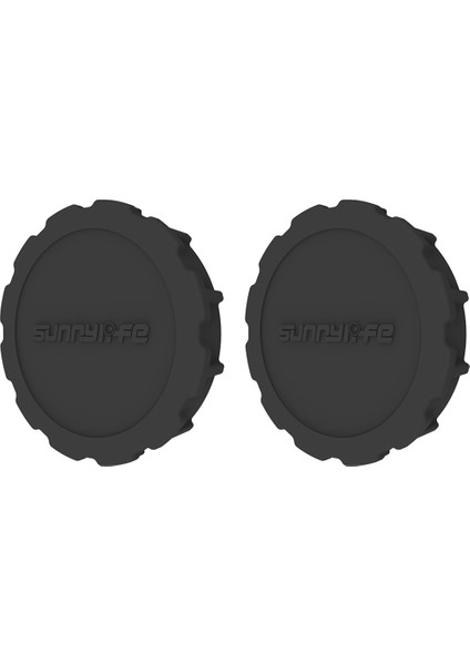 Sunnylıfe Osmo Actıon4/3 Silikon Lens Kapatma Başlığı 2 Adet/takım Spor Kamera Koruyucu Kılıf Kabuk Darbeye Dayanıklı Kordon ile (Yurt Dışından)