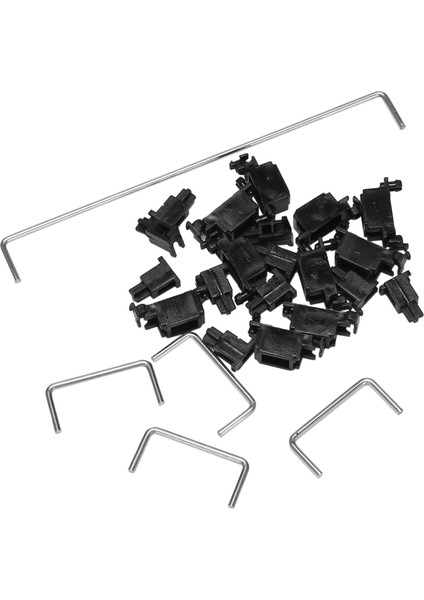 Mekanik Klavye Için Çelik Plaka Uydu Mili Cherry Mx Eksen Anahtarı Siyah Monteli 6.25U 2u Stabilizatörler-1 (Yurt Dışından)