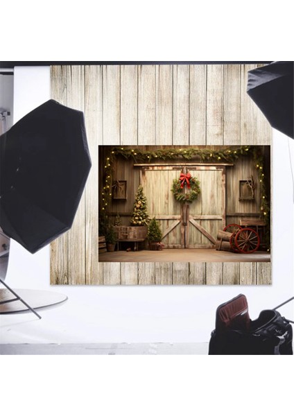 210CMX150CM Noel Arka Plan Bezi Noel Kapı Parti Dekorasyonu Fotoğraf Stüdyosu Çocuk Fotoğrafçılığı Arka Planları,h (Yurt Dışından)