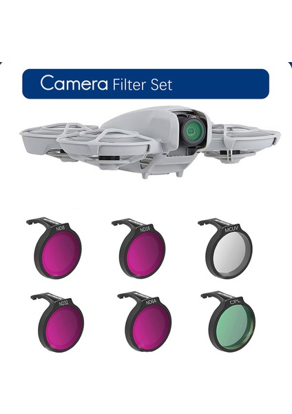 Djı Neo Kamera Lens Filtresi Kiti Nd Mcuv Hd Optik Cam Kamera Filtresi Drone Aksesuarları 6 Adet Için Kamera Lens Filtresi (Yurt Dışından)