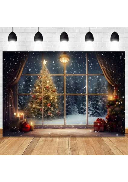 210X150 cm Noel Arka Plan Bezi Noel Ağacı Kar Tanesi Parti Dekorasyon Çocuk Fotoğrafçılığı Arka Plan Bezi, A (Yurt Dışından) fırsatları