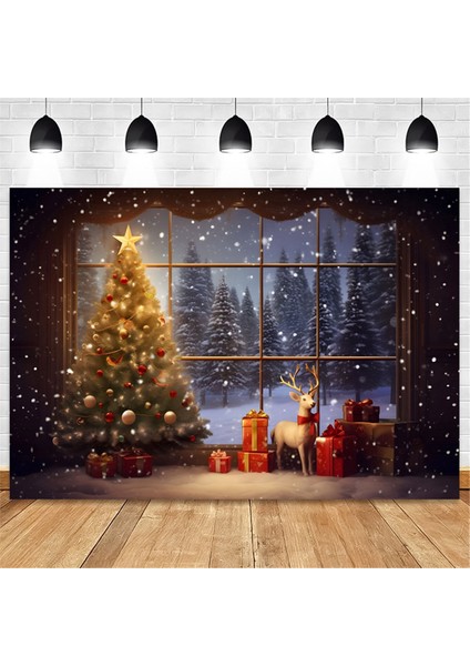 210X150 cm Noel Arka Plan Bezi Noel Ağacı Kar Tanesi Parti Dekorasyon Çocuk Fotoğrafçılığı Arka Plan Bezi, A (Yurt Dışından) indirimleri