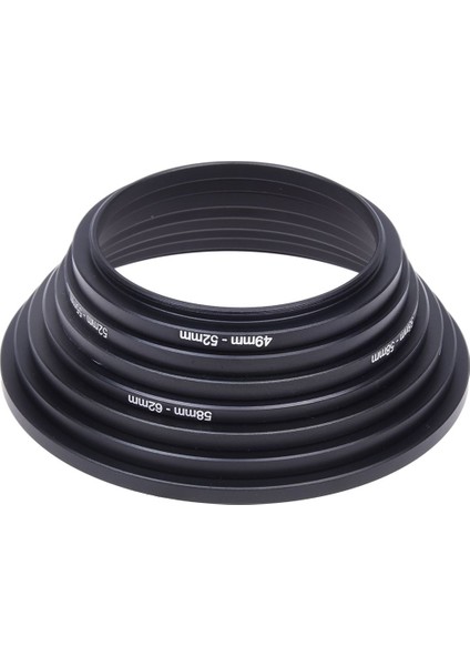 49MM 52MM 55MM 58MM 62MM 67MM 72MM 77MM Metal Kamera Lens Filtresi Step Up Step Up Halkaları Lens Hood Adaptörü Montaj Seti (Yurt Dışından)