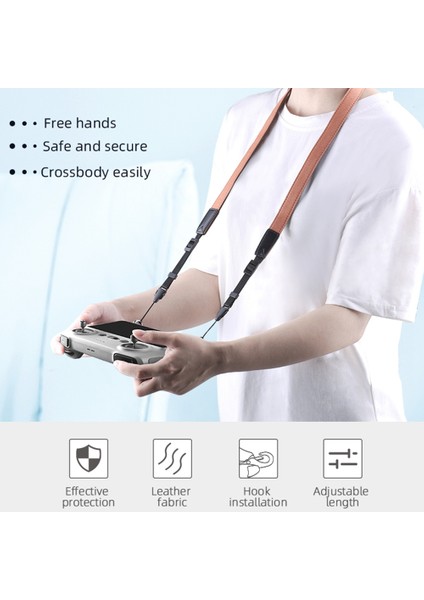Mini 3 Pro Kordon Boyun Askısı Uzaktan Kumanda Asılı Askılar Omuz Askısı Drone Rc Aksesuarı, Kahverengi (Yurt Dışından) fiyatları