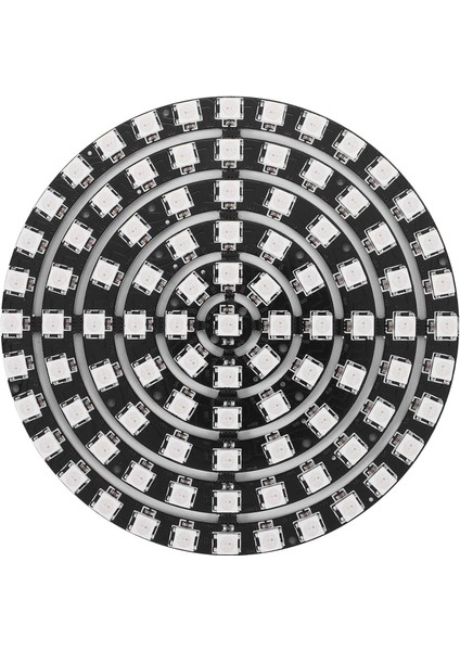 WS2812 SK6812 Yarıçapı 110MM LED Halka 5050 DC5V Dıy LED Halka Dahili Rgb Adreslenebilir LED Halka 93 Bit Led'ler (Yurt Dışından)