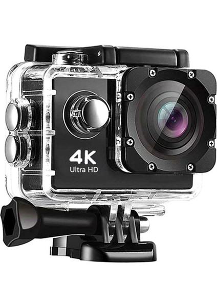Hareketli Kamera, 4K Hd Kamera Wifi Dalış Spor Kamerası Dv Su Geçirmez Açık Hava Su Altı Kamerası (Yurt Dışından)