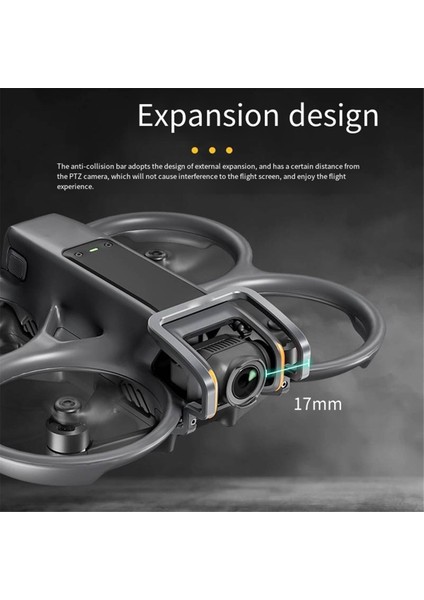 Djı Avata 2 Drone Kamera Gimbal Kamera Lens Koruma Braketi Çarpışma Önleyici Tampon Drone Aksesuarları (Yurt Dışından)