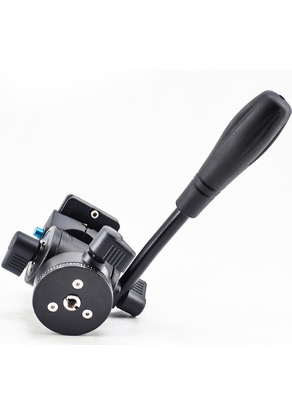 Mini Panoramik Tripod Kafa Hidrolik Sıvı Video Sönümleme Metal Kafa Tripod Monopod Kamera Tutucu Standı (Yurt Dışından)