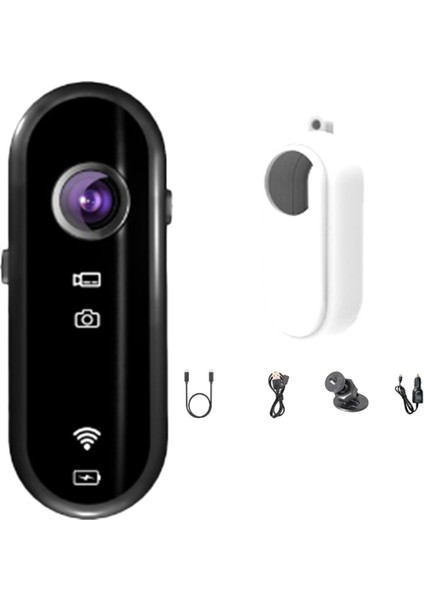 Hd Cep Aksiyon Kamerası Rıde Wifi Mini Spor Kamerası Kask Seyahat Bisiklet Sürücüsü Için Su Geçirmez Kılıflı Sarsıntı Önleyici (Yurt Dışından)