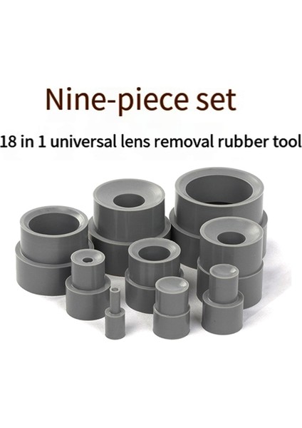 9 Adet Lens Onarım Aleti Seti Kamera Dslr Halka Çıkarma Lastiği 8-83MM Fotoğraf Stüdyosu Aksesuarları (Yurt Dışından)
