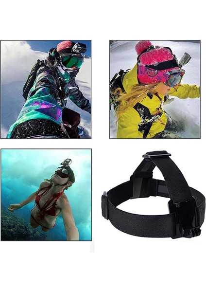 Kaymaz Naylon Kamera Kafa Bandı Ayarlanabilir Fotoğrafçılık Kafa Bandı Gopro Hero 9 Kamera Spor Aksesuarları Için Kafa Bandı (Yurt Dışından) fırsatları