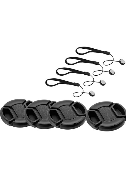 Nikon, Canon, Sony ve Dslr Kameralar Için 10 Adet Tak-Çıkar Lens Kapağı Veya Ortadan Sıkıştırmalı Lens Kapağı (58MM) (Yurt Dışından)