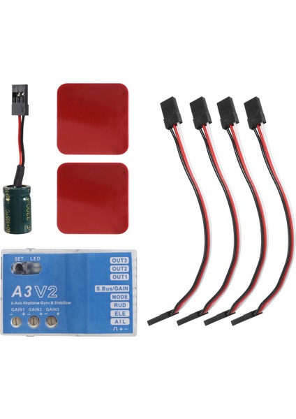 A3 V2 Uçuş Kontrolörü Sabitleyici 4 Uçuş Modları Rc Uçak Uçak Için Rc Metal Hediye Aksesuarı Rc Severler Için (Yurt Dışından)