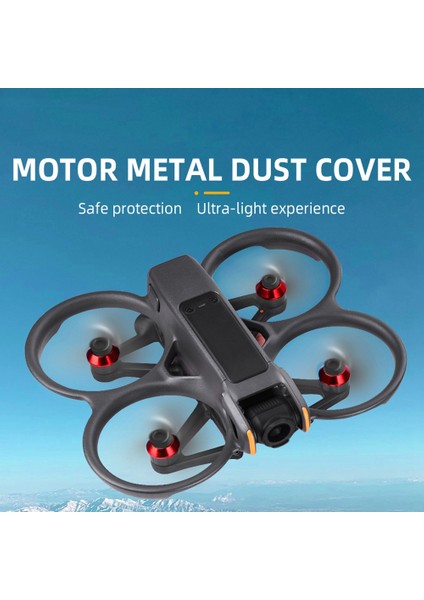 Djı Avata 2 Drone Koruma Koruyucusu Için Motor Kapağı Kapağı Toz Geçirmez Motor Koruyucu Çizilmez Aksesuarlar Siyah (Yurt Dışından) modelleri