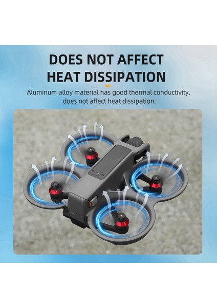 Djı Avata 2 Drone Koruma Koruyucusu Için Motor Kapağı Kapağı Toz Geçirmez Motor Koruyucu Çizilmez Aksesuarlar Siyah (Yurt Dışından) fırsatları