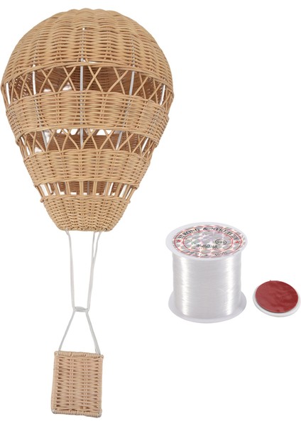 El Dokuma Rattan Sıcak Hava Balonu Çocuk Odası Duvar Dekorasyonu Bohemian Kreş Dekorasyon Fotoğraf Sahne (Yurt Dışından)