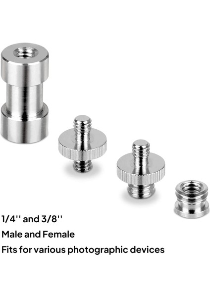 20 Adet Kamera Vida Seti 1/4 Ila 1/4, 1/4 Ila 3/8 Vida Adaptörü Dönüştürücü Dişli Vidalar Adaptör Spigot Vida Montaj Seti (Yurt Dışından) fiyatları