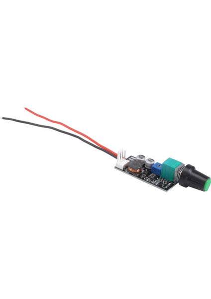Dc 5V 12V Ayarlanabilir Pwm Fan Hızı Kontrol Cihazı + Düğme Anahtarı 2/3 Telli Fan Hızı Regülatörü Gürültü Azaltma Kapatılabilir (Yurt Dışından)