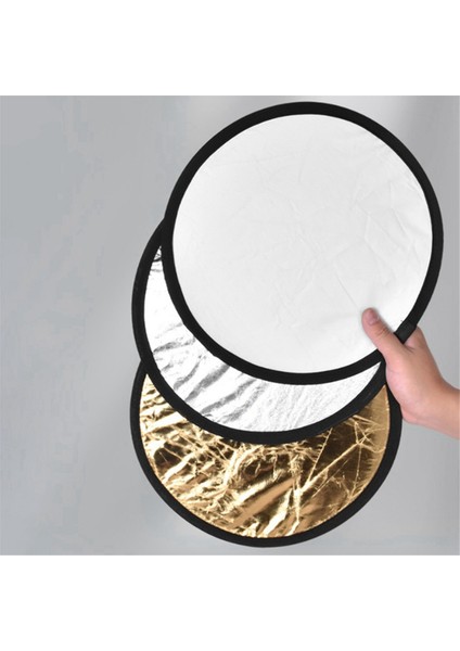 Stüdyo Fotoğrafçılığı Aydınlatması ve Dış Mekan Aydınlatması Için Gümüş+Altın Işık Yansıtıcı Işık Difüzörü Katlanabilir (Yurt Dışından) fırsatları