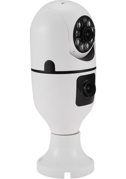 Çift Lensli Ampul Kamera Yı Iot 2 Milyon 2.4g Destek Wifi Gece Görüşü 360 Derece Ptz Kamera (Yurt Dışından)